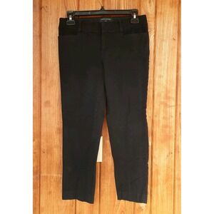 Banana Republic Women's Sloan Fit Stretch Black Pants Size 2 23" Inseam Casual